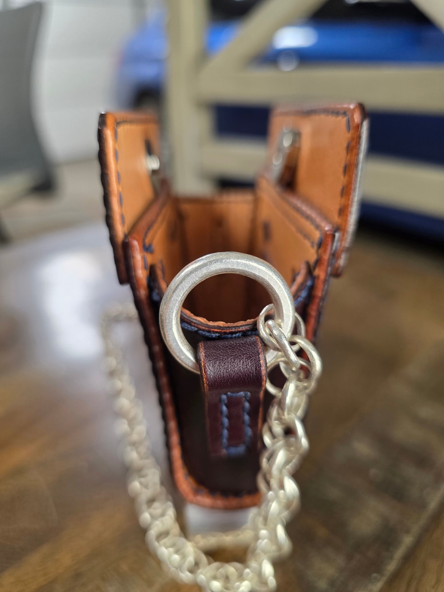 Dinner Party No. 1 - Investment Silver & Leather Art