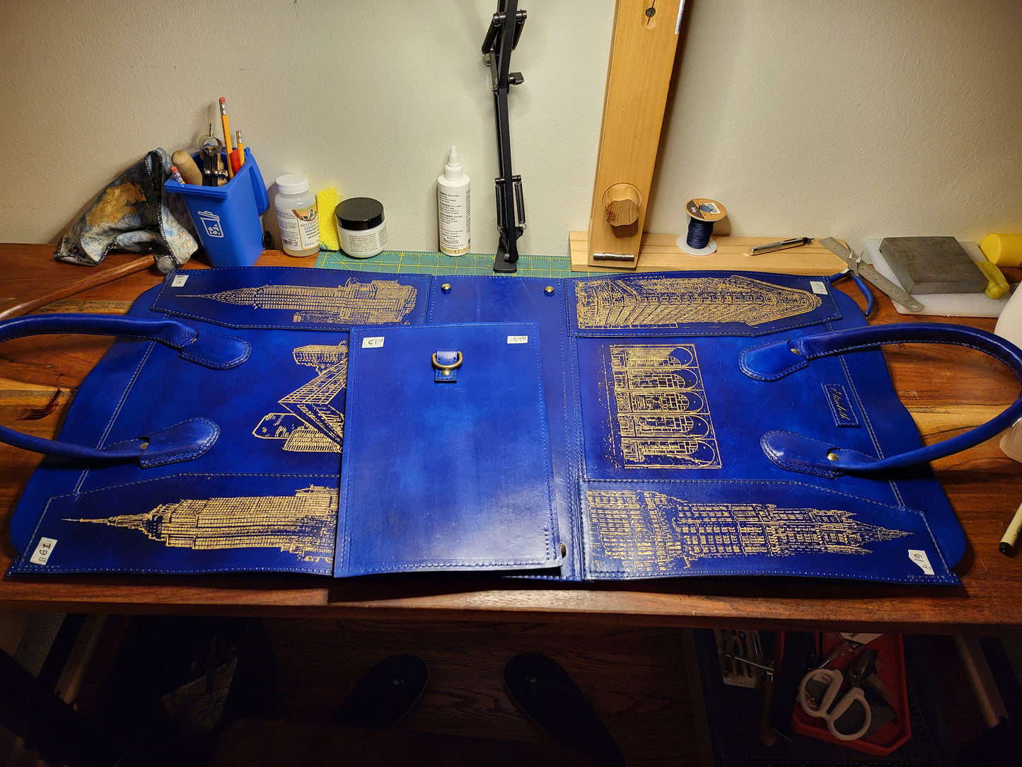 The Elisabeth Bag - NYC Night Scene Masterpiece