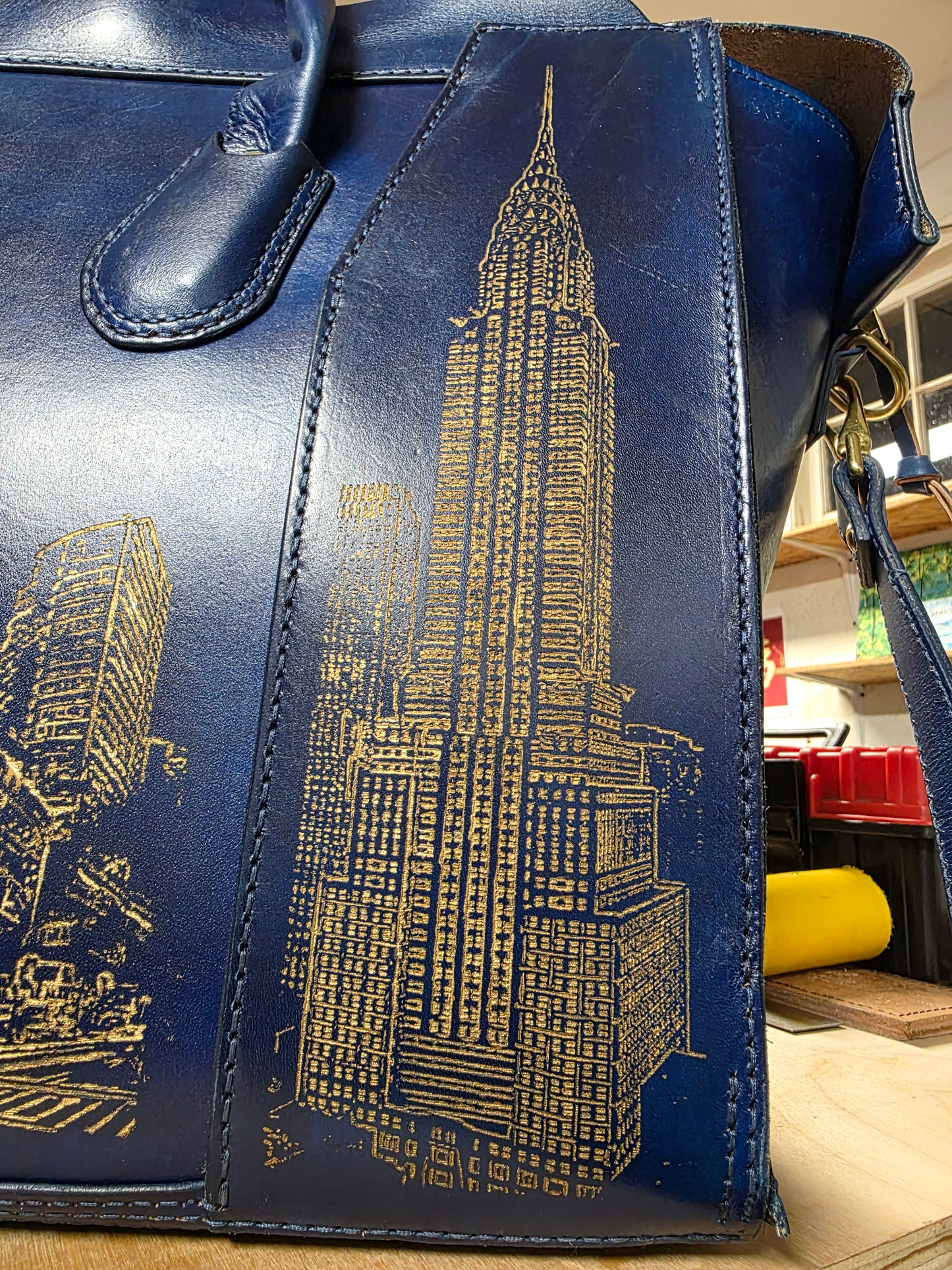 The Elisabeth Bag - NYC Night Scene Masterpiece