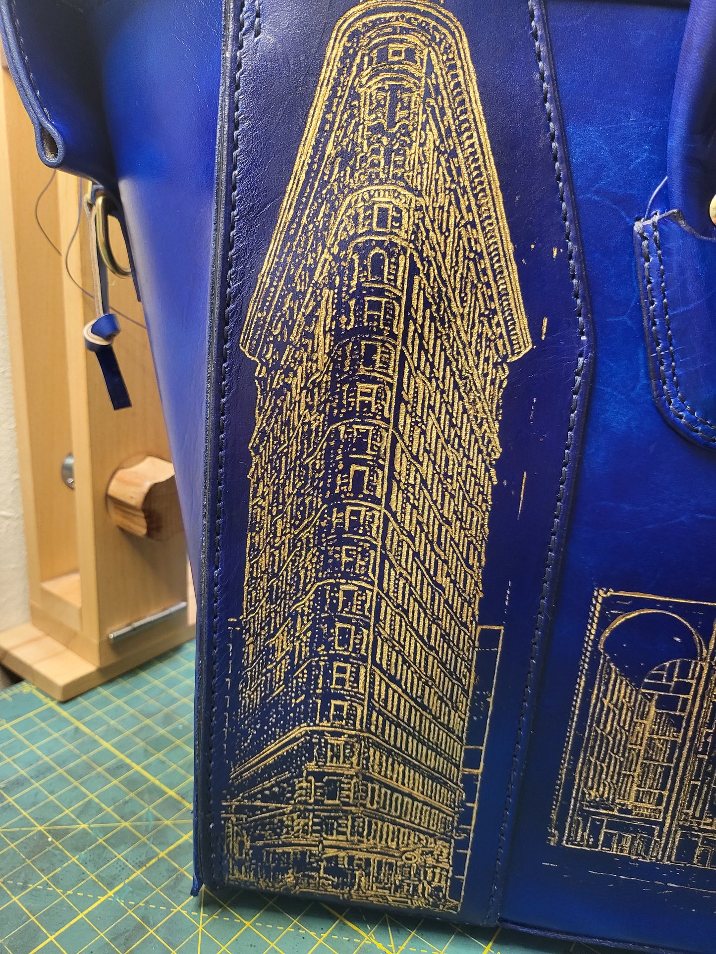 The Elisabeth Bag - NYC Night Scene Masterpiece