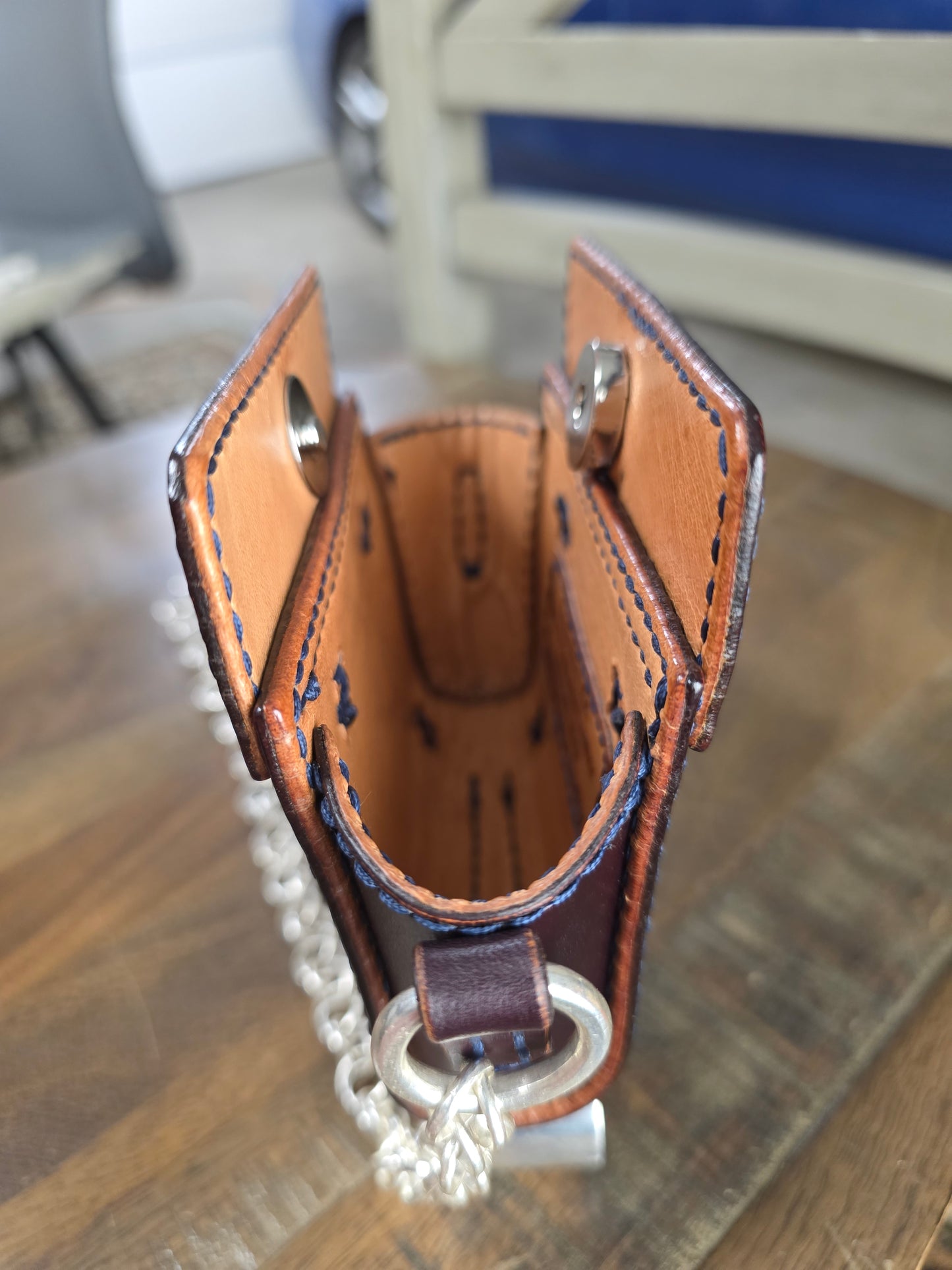 Dinner Party No. 1 - Investment Silver & Leather Art